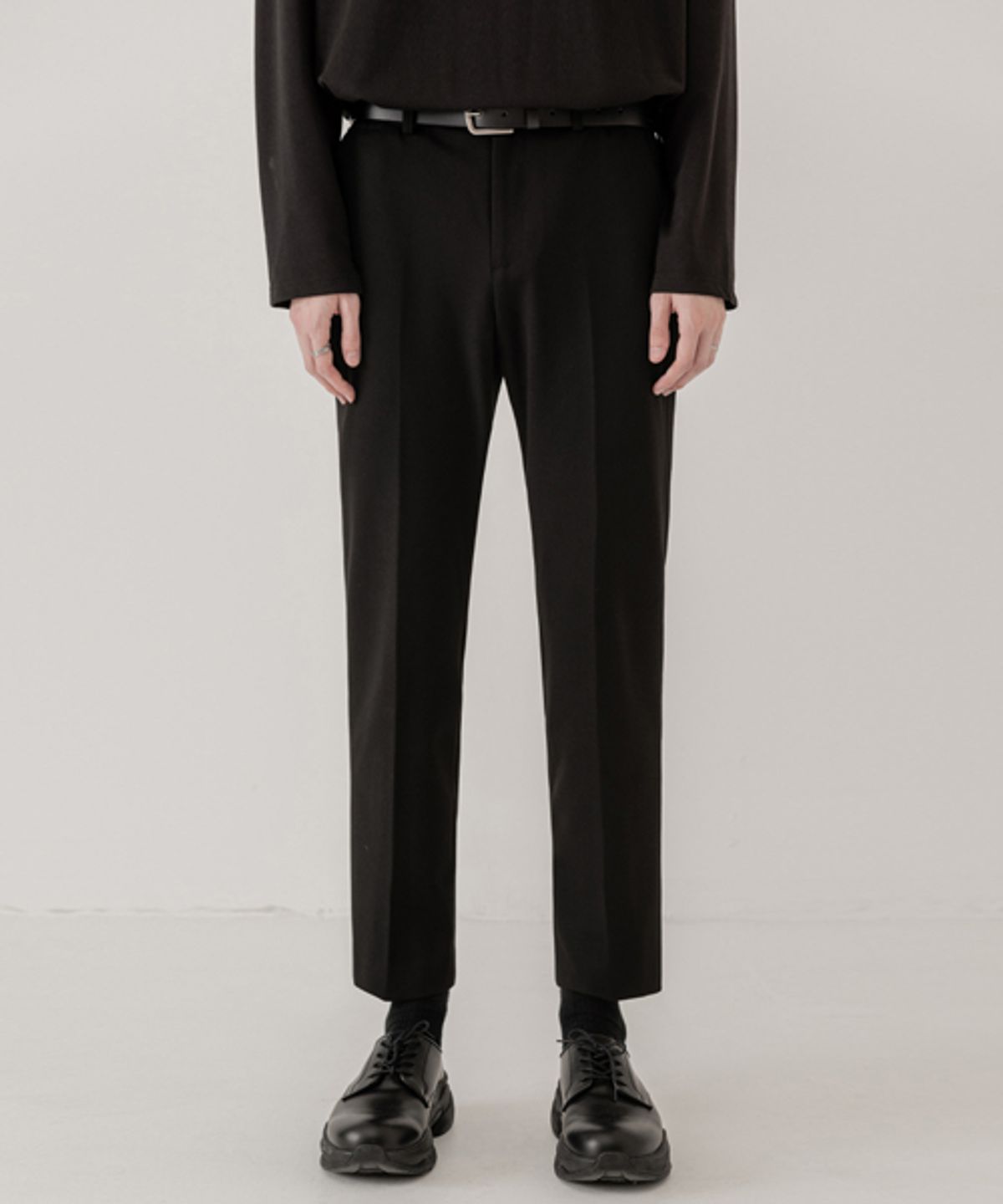드로우핏(DRAW FIT) 모더니티 히든 밴딩 슬랙스 [BLACK]