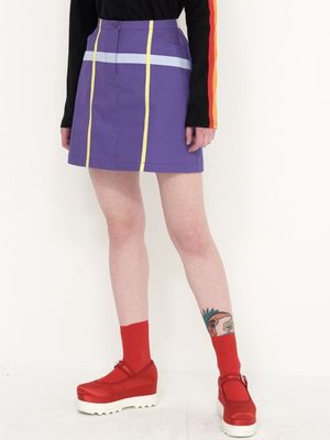 TREADMILL LINE TAPED 스커트/퍼플