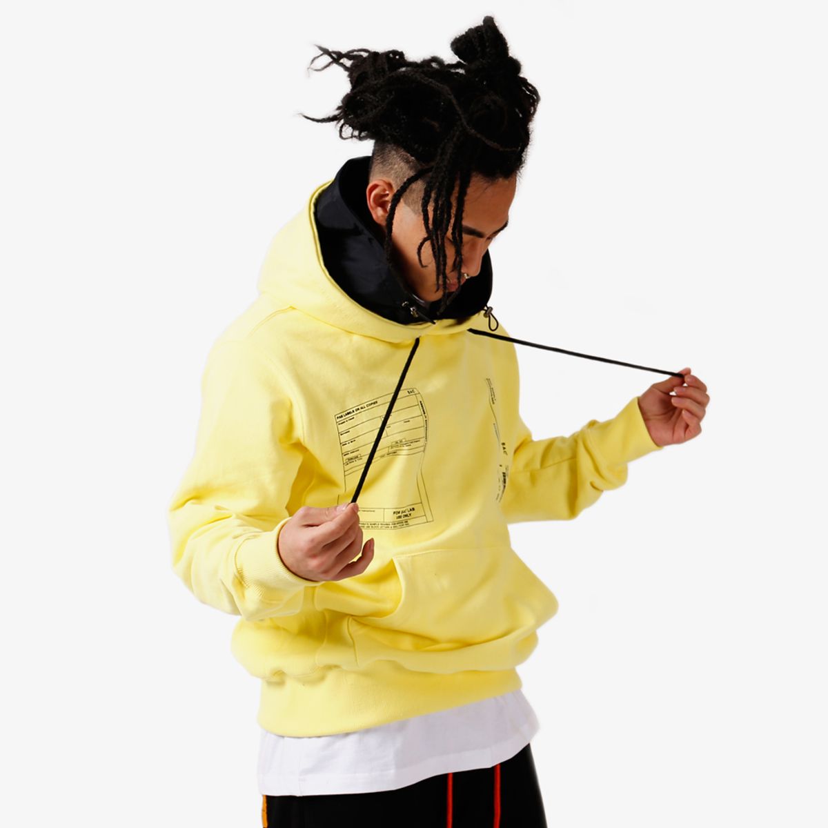색 스튜디오(SAC STUDIO) LAYER HOOD PULLOVER YELLOW [2019 SPRING]
