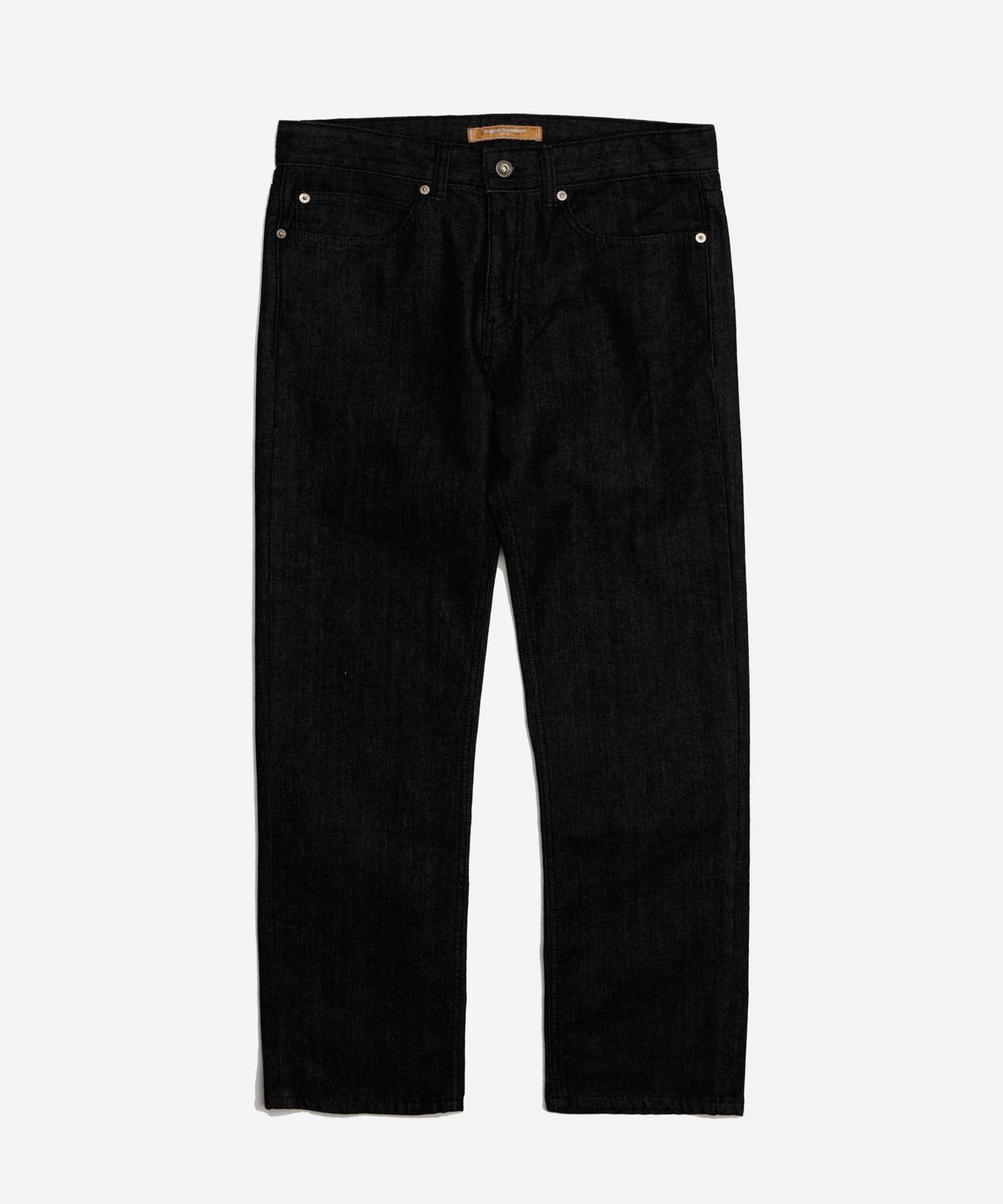 프리즘웍스(FRIZMWORKS) OG REGULAR DENIM PANTS _ BLACK