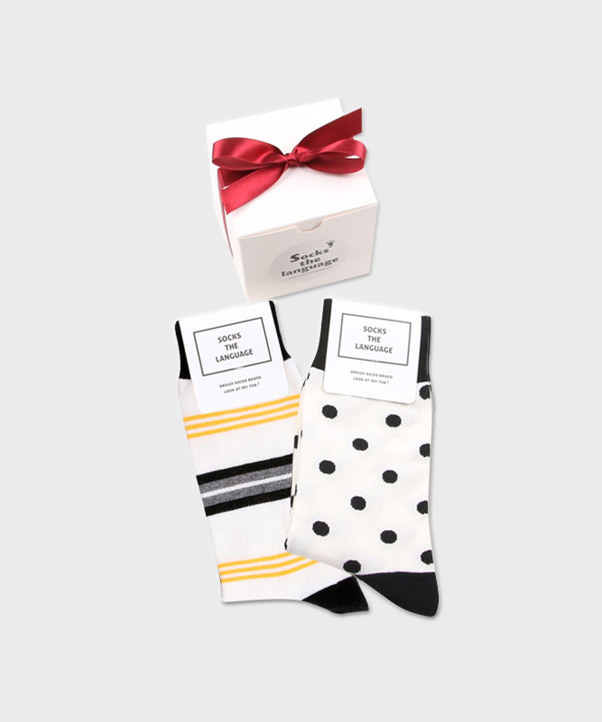 삭스더랭귀지(SOCKS THE LANGUAGE) fresh 패션양말 2SET