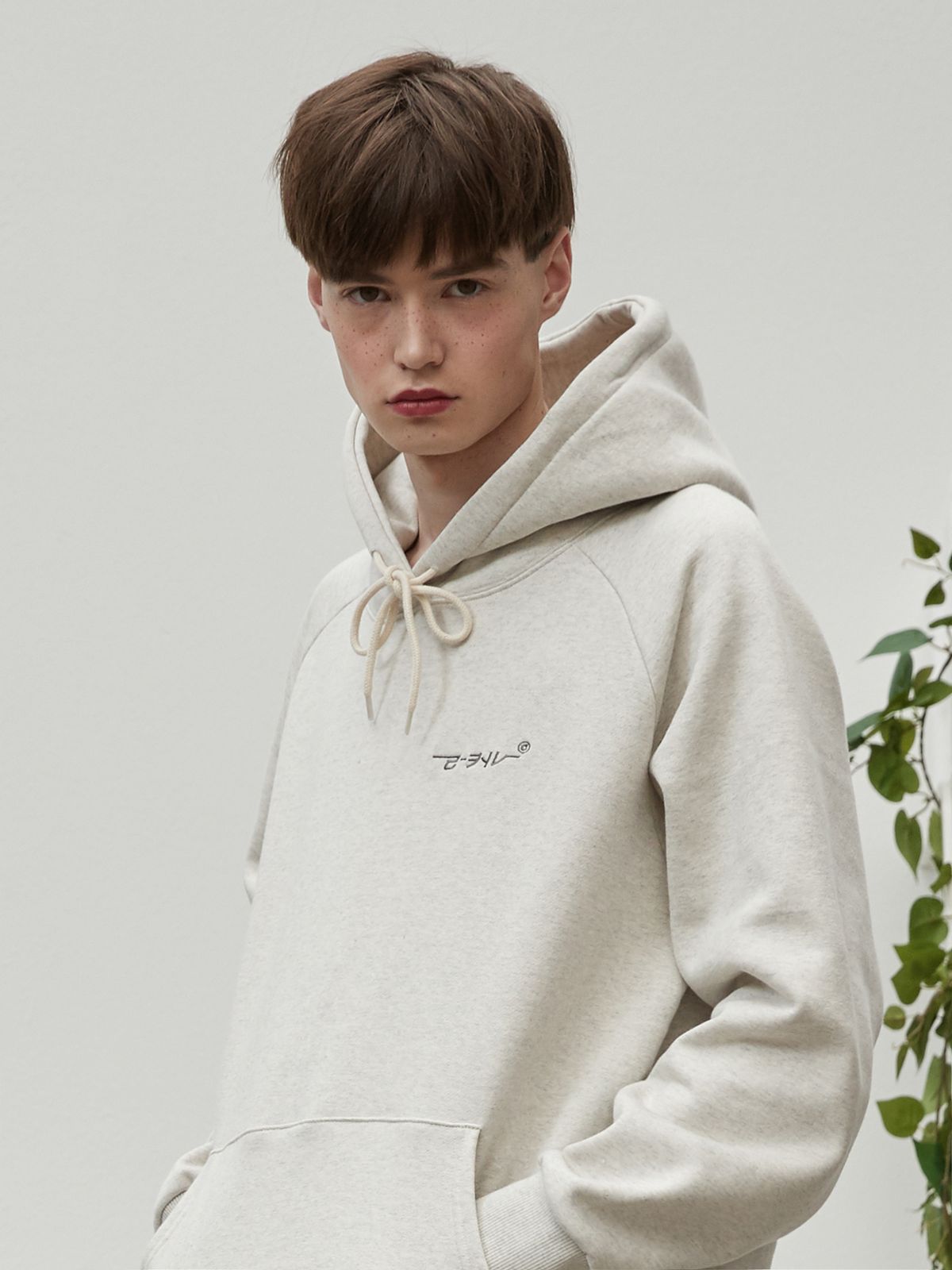 리플레이컨테이너(REPLAY CONTAINER) new RC hoody (oatmeal)
