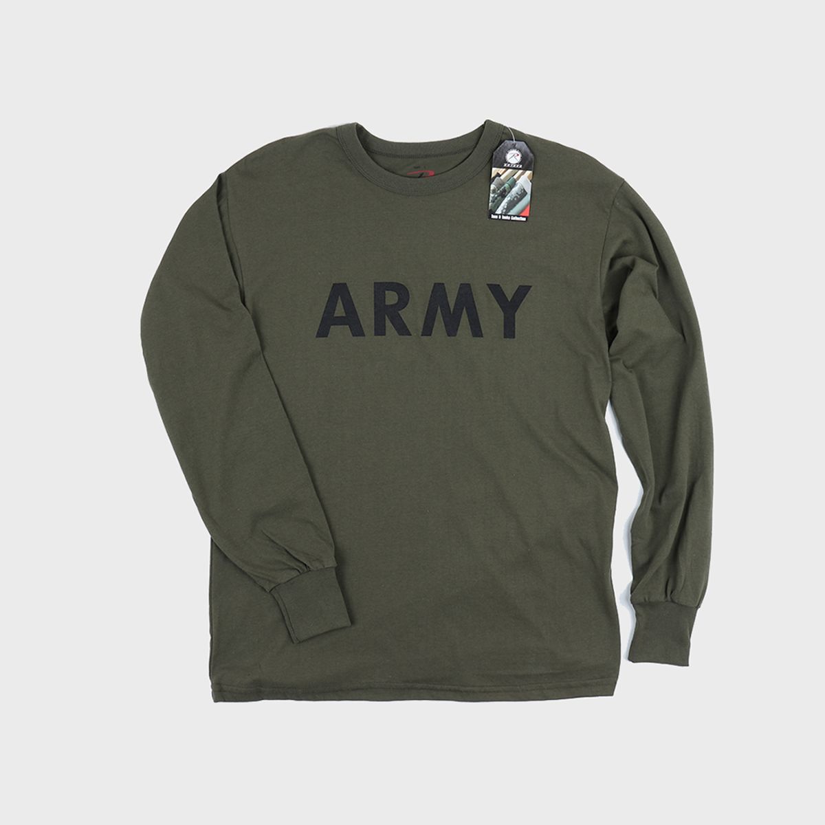 로스코(ROTHCO) Long Sleeve ARMY T-Shirt