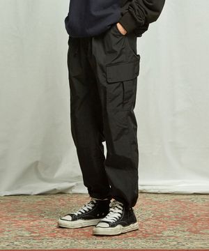 CARGO STRING PANTS _ BLACK