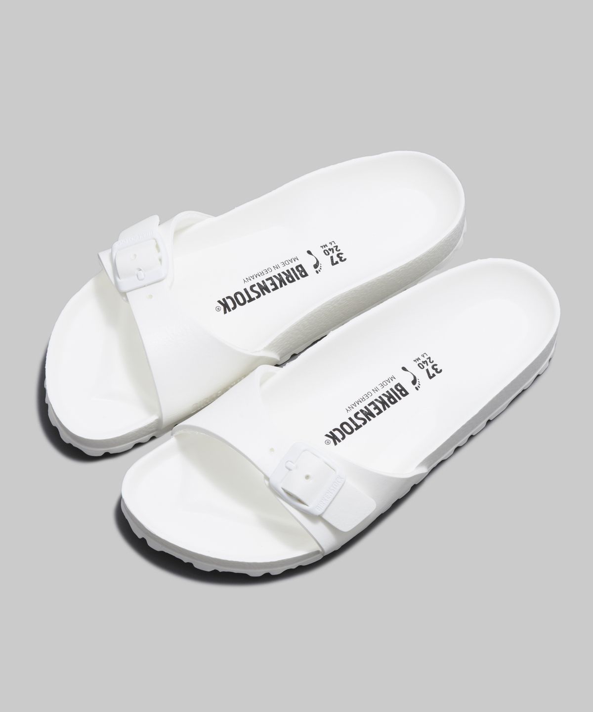 버켄스탁(BIRKENSTOCK) 마드리드 EVA 화이트 [좁은발볼] / 128183 - 사이즈 & 후기 | 무신사