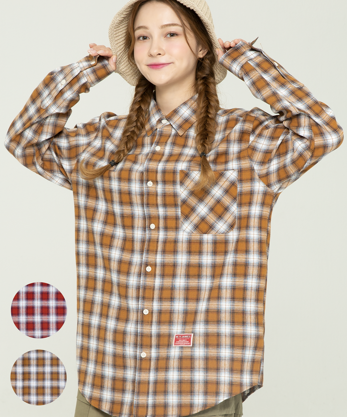 메리제임스(MARYJAMES) [남녀공용] PRINTEMPS SHIRTS (2 COLOR)