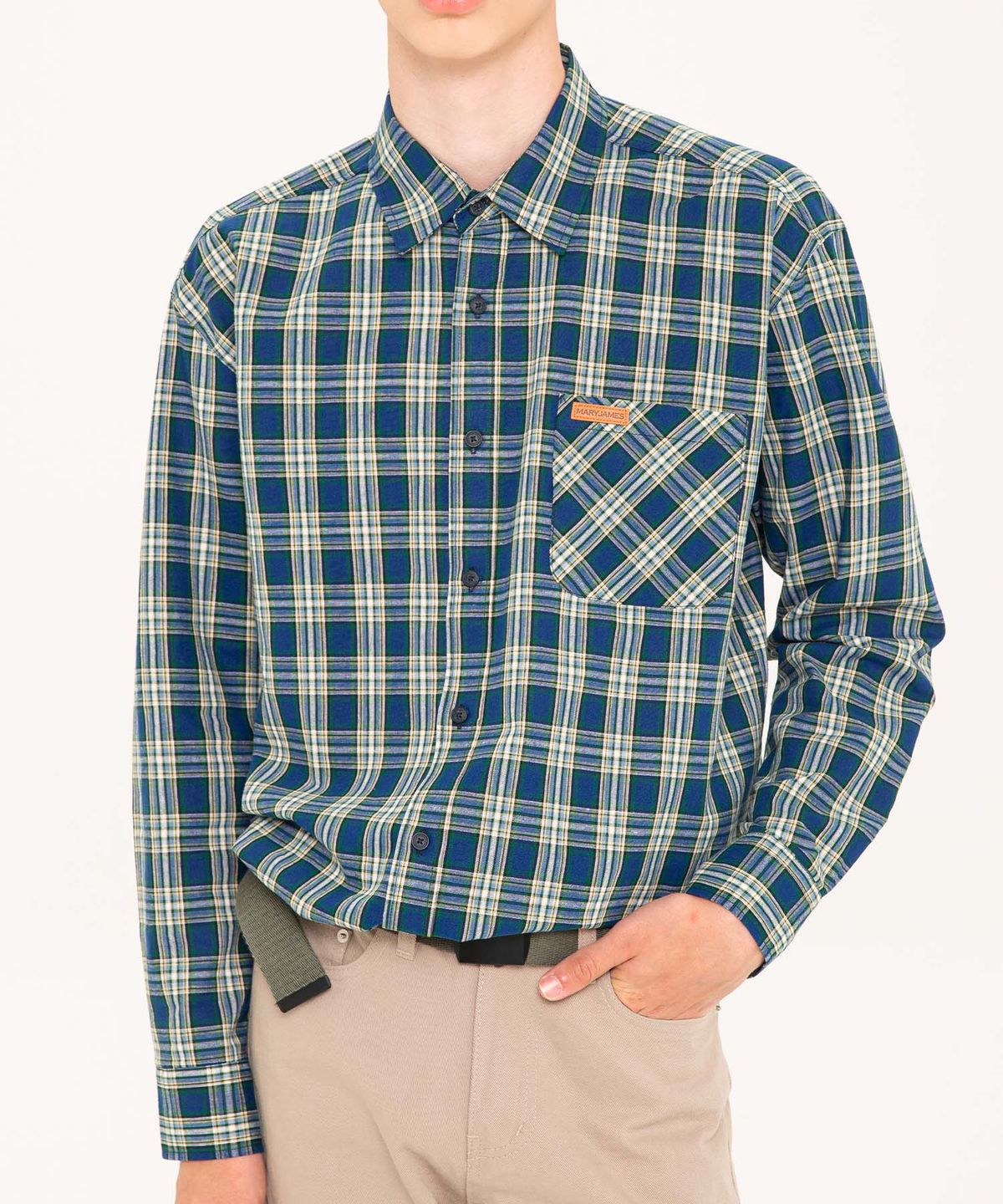 메리제임스(MARYJAMES) Hercule Shirts - Blue