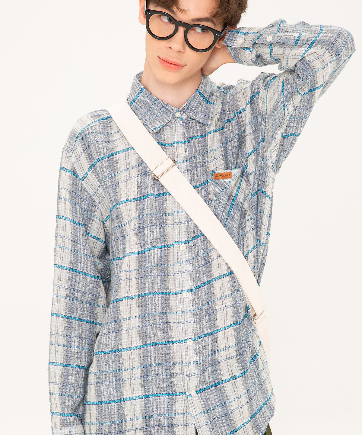 메리제임스(MARYJAMES) Viande Shirts - Blue