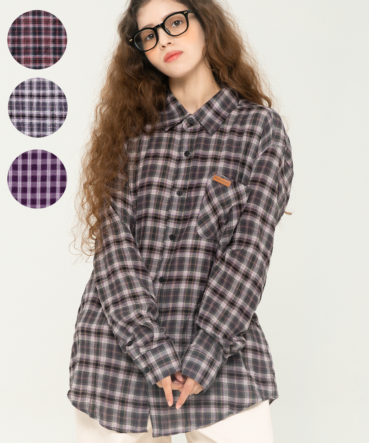 메리제임스(MARYJAMES) [남녀공용] Vue Check Shirts (3 COLOR)