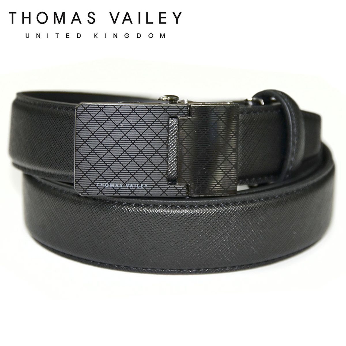 토마스 베일리(THOMAS VAILEY) 정장 사피아노 자동 벨트 도어 블랙