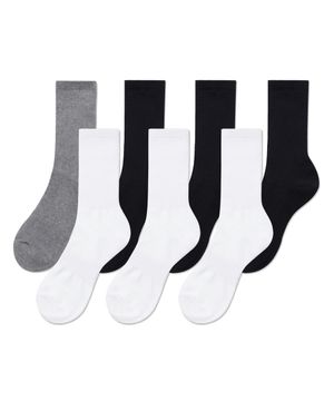 라이트웨이트 크루 삭스 7팩 [모노]