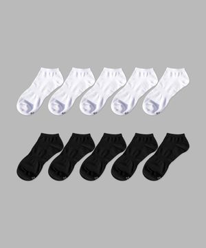 [10PACK] 1507 모노 트라우져 스니커즈 삭스 _  스노우 화이트/블랙