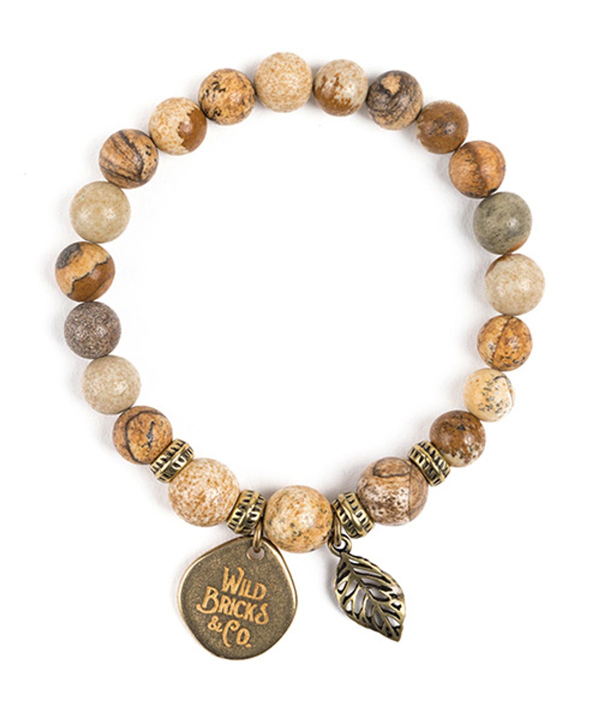 와일드 브릭스(WILD BRICKS) WB GEMSTONE BRACELET (beige)