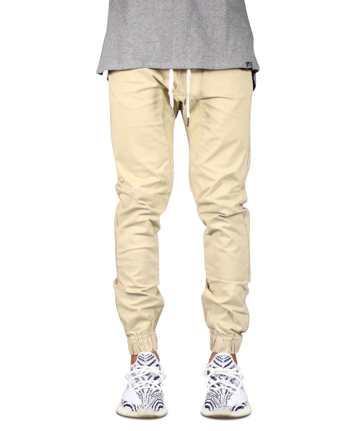 하이퍼 데님(HYPER DENIM) 카키 드롭 크로치 조거
