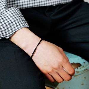 커티드스톤 슬림 커플팔찌 (C1902-AC489BK)