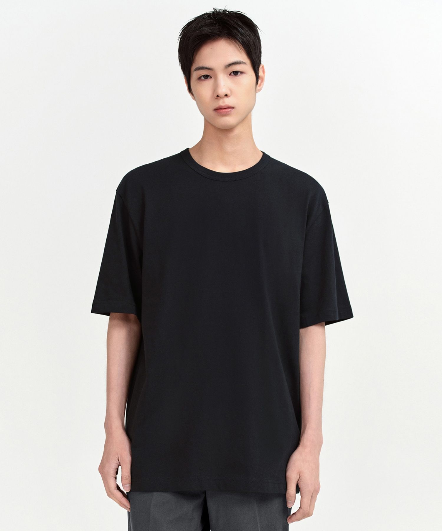 Tシャツ・カットソー *MUSINSA STANDARD* Relaxed fit crew neck short sleeve t-shir MUSINSA | MUSINSA STANDARD Relax Fit Crew Neck Short Sleeve