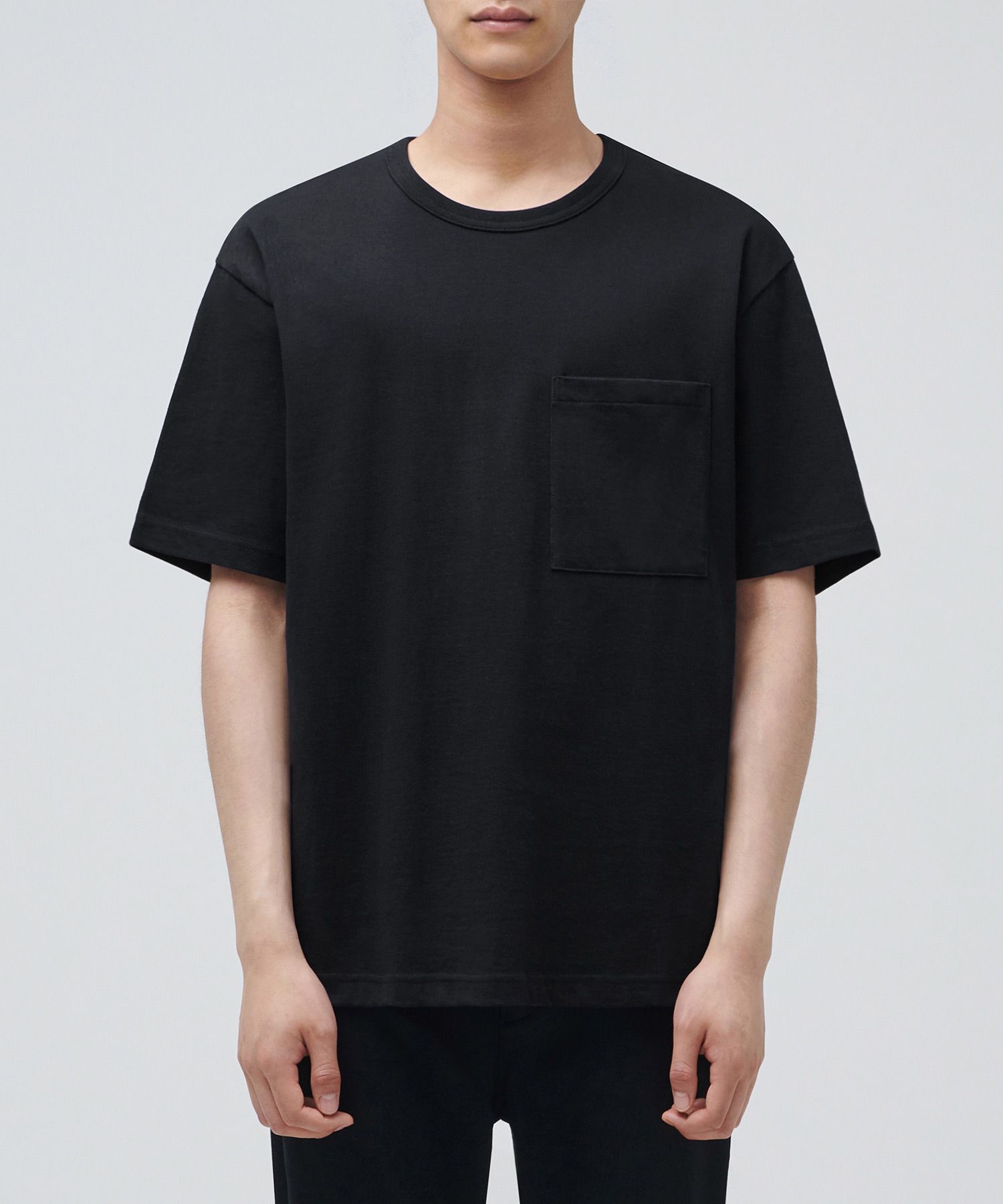 MUSINSA公式 | MUSINSA STANDARD Relax Fit Crew Neck Pocket