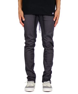 차콜 지퍼 팬츠