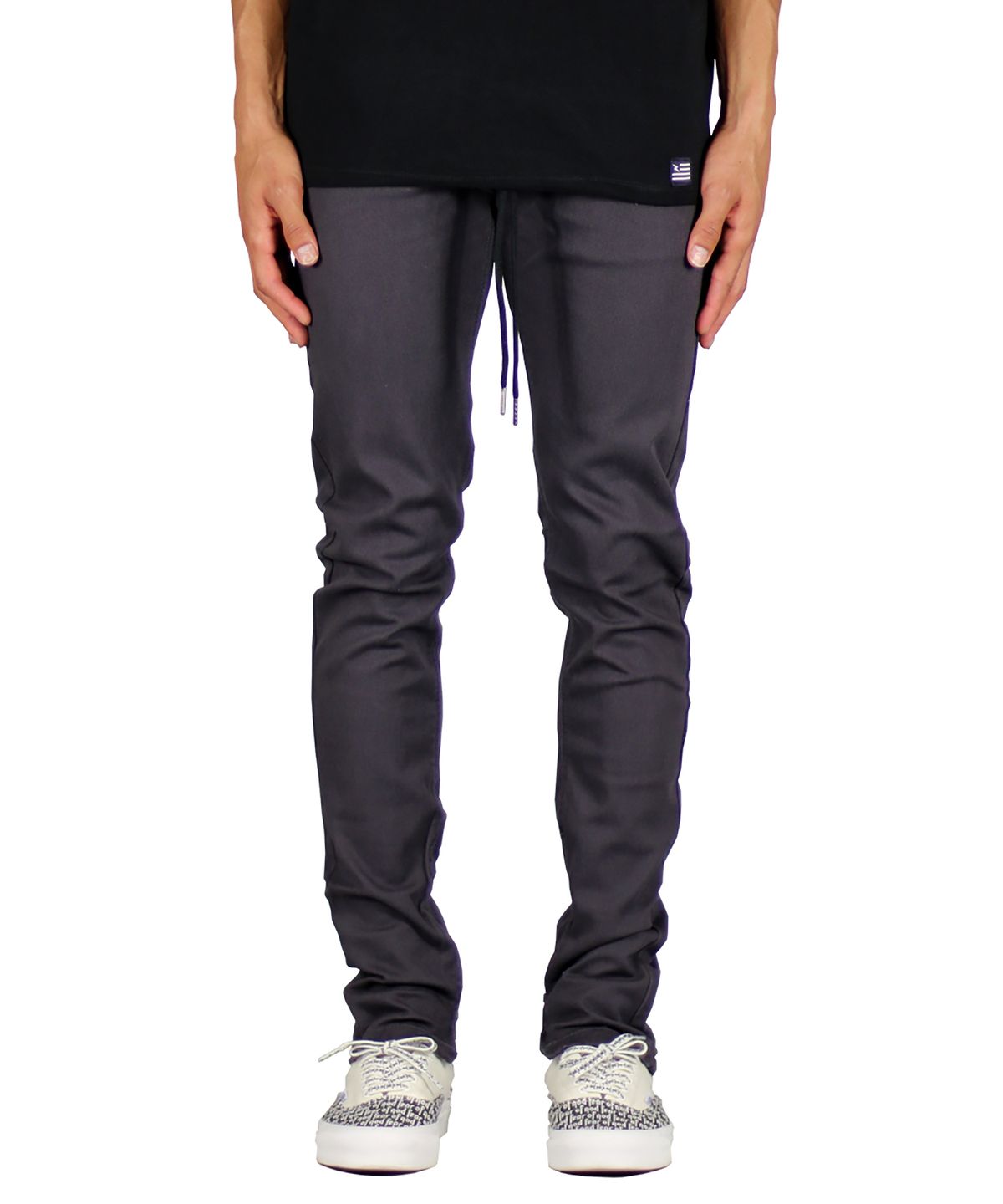 하이퍼 데님(HYPER DENIM) 차콜 지퍼 팬츠