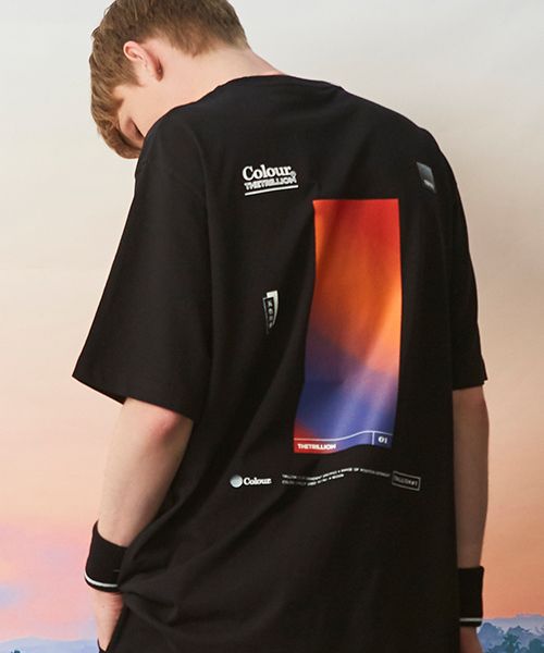 MUSINSA | TRILLION GRADIENT OVERSIZED SHORT SLEEVE T-SHIRT_BLACK
