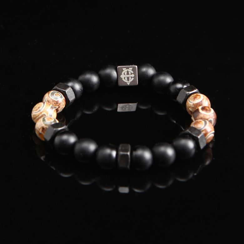 EV Nut Bead Bracelet(Brown)