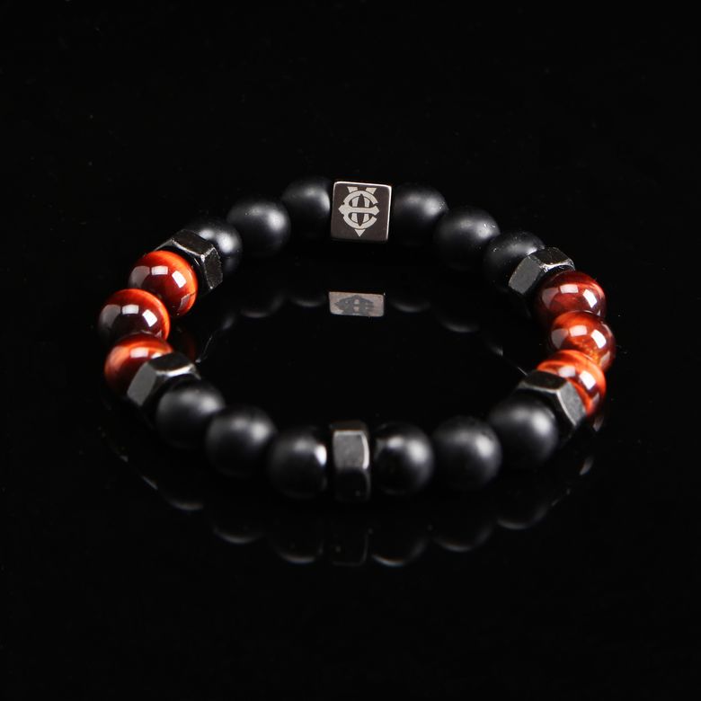 EV Nut Bead Bracelet(Red)