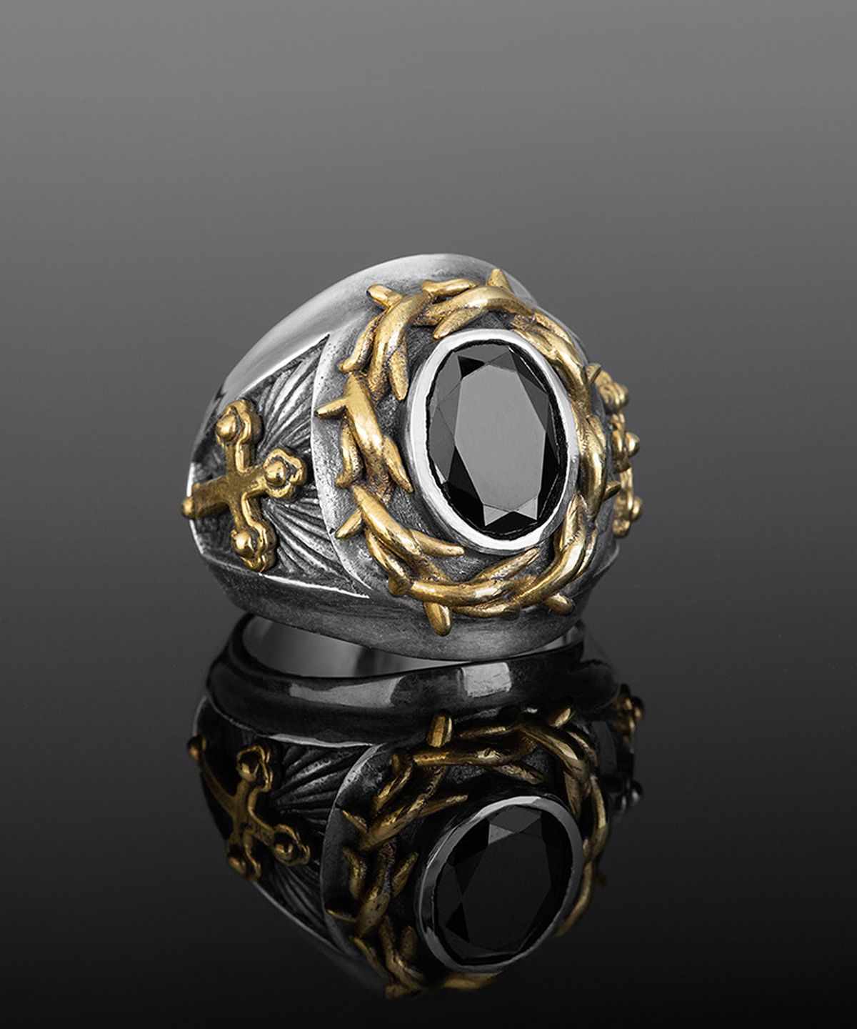 킹크로치(KING KROACH) CROWN OF THORNS RING