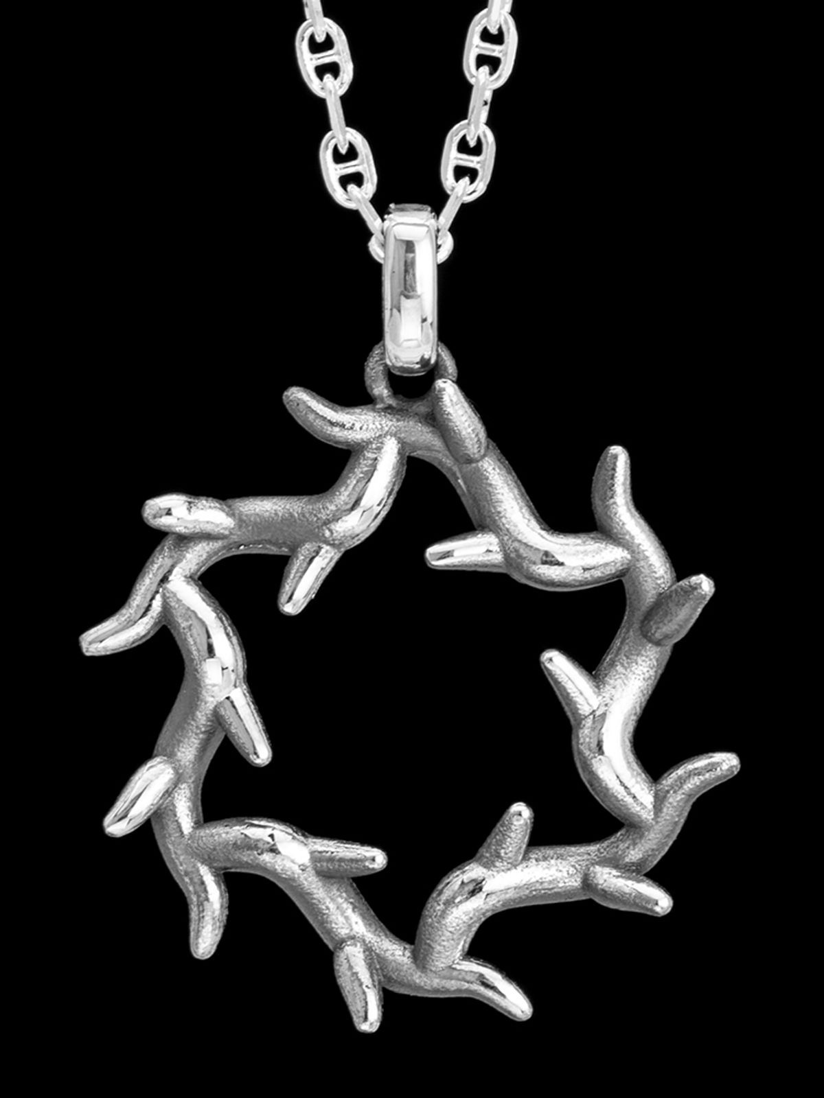 킹크로치(KING KROACH) CROWN OF THORNS STAR PENDANT