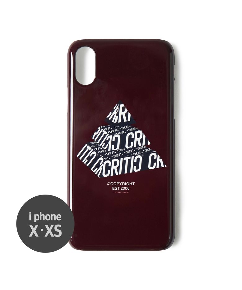 PM LOGO 아이폰 X/XS 케이스 Burgundy