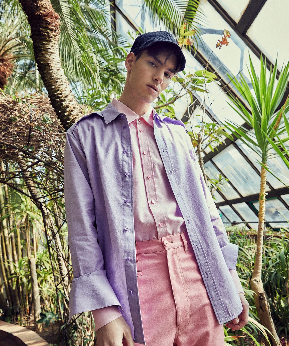 대중소(DAEJOONGSO) BUBBLES SHIRT_Violet Razz