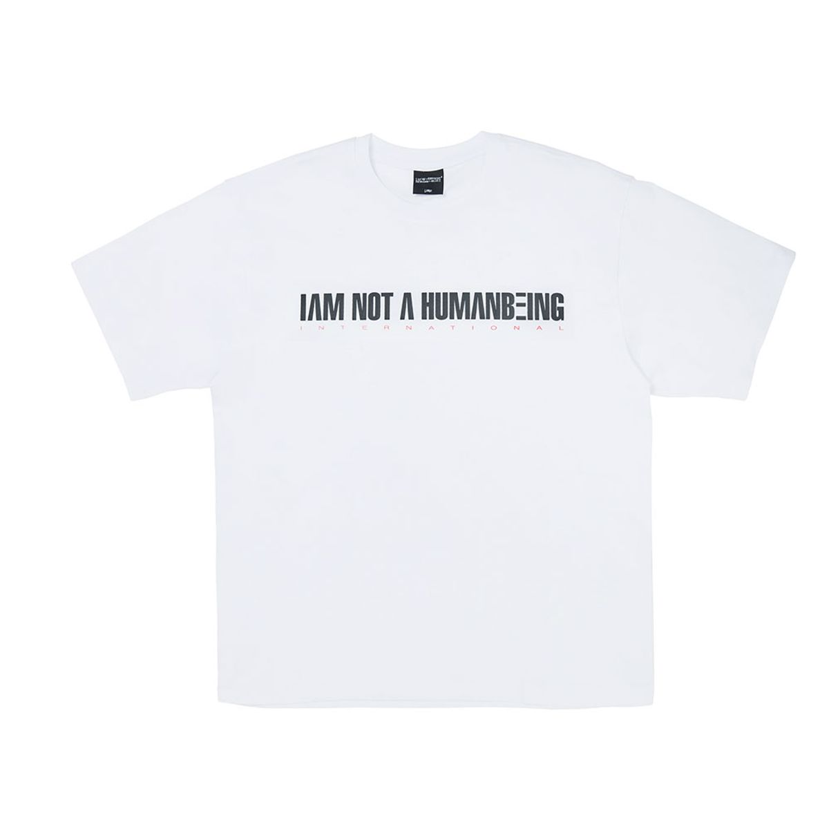 아임낫어휴먼비잉(I AM NOT A HUMAN BEING) I AM NOT A HUMANBEING Short Sleeve T-Shirt - WHITE