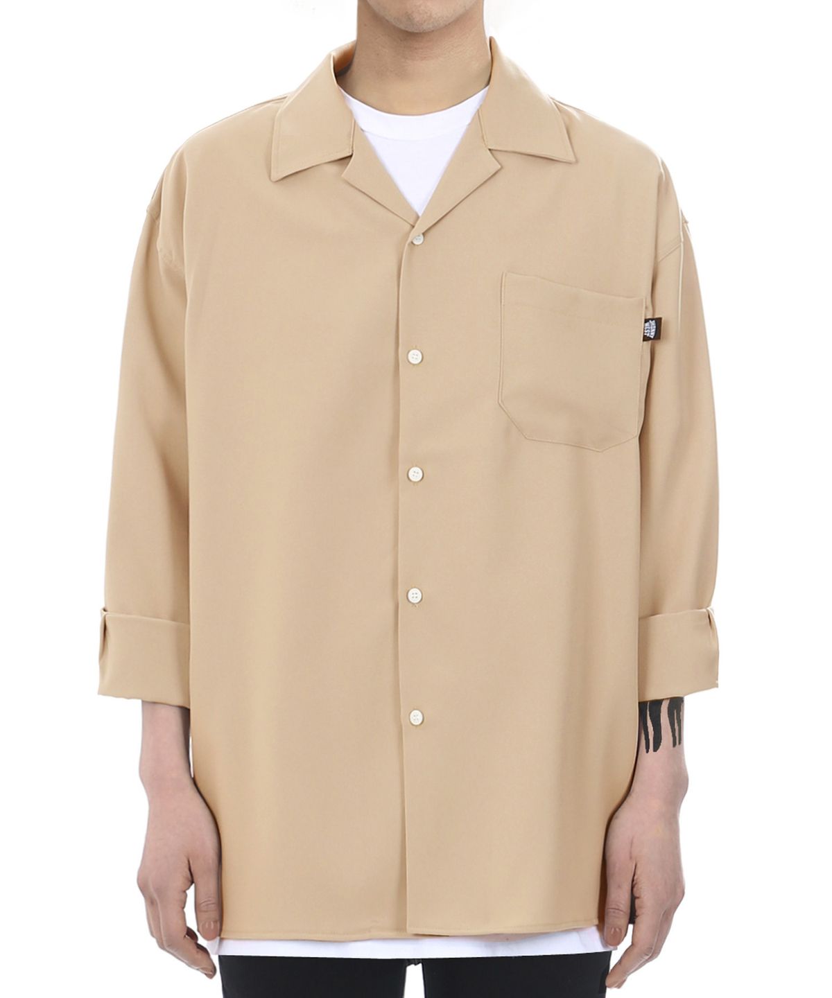 쟈니웨스트(JHONNY WEST) (한정기획상품) CXP Work Shirts (Mud Beige)