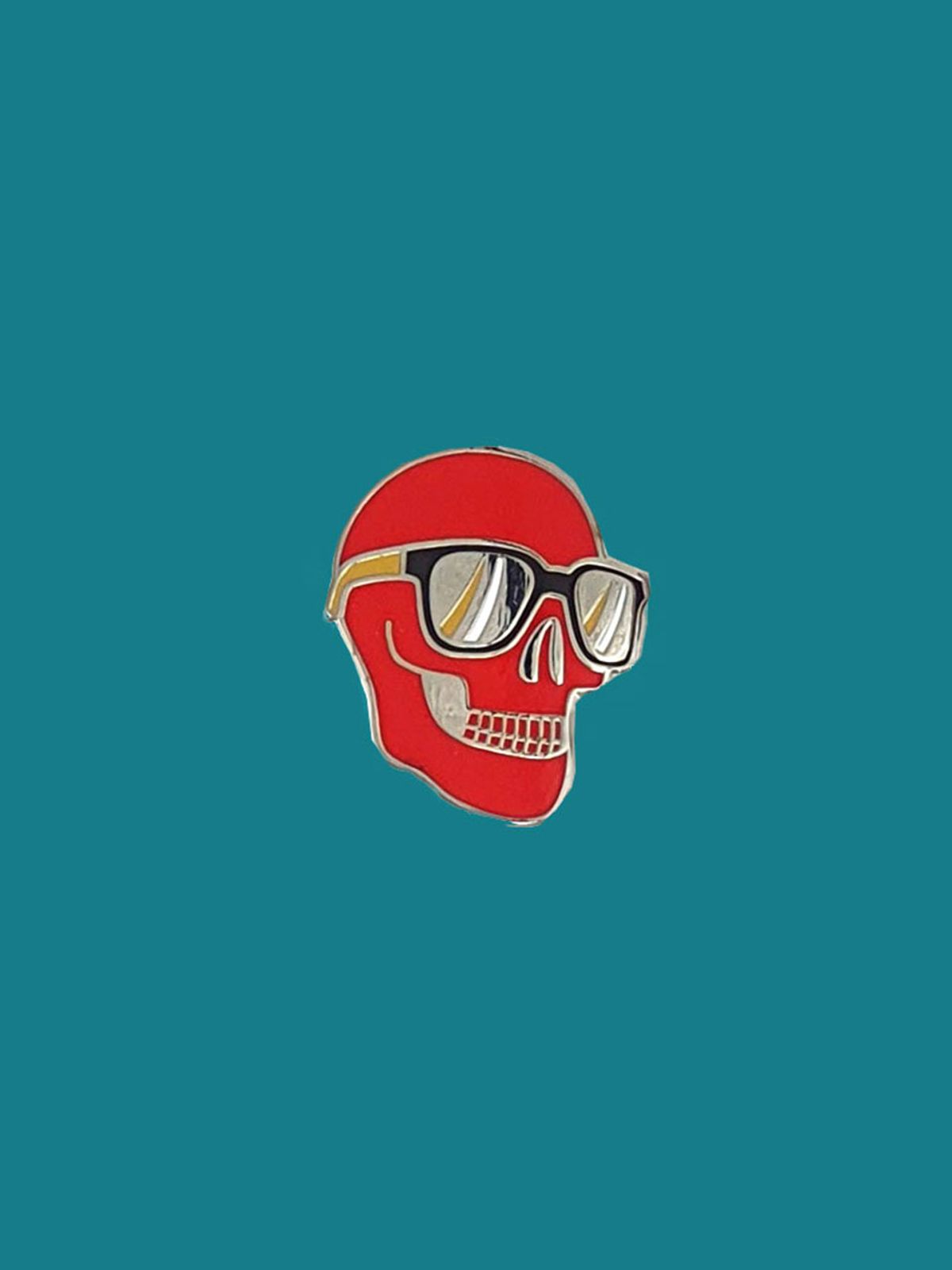핀덱스(PINDEX) RED SKULL 핀 뱃지