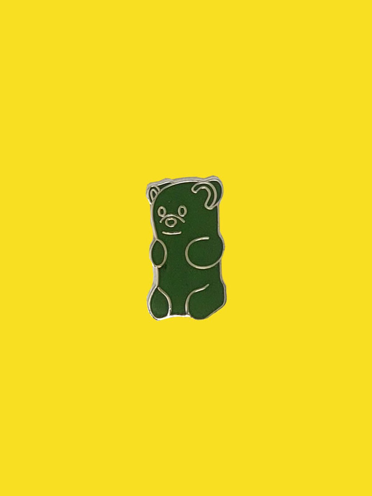 핀덱스(PINDEX) GREEN GUMMY-BEAR 핀 뱃지