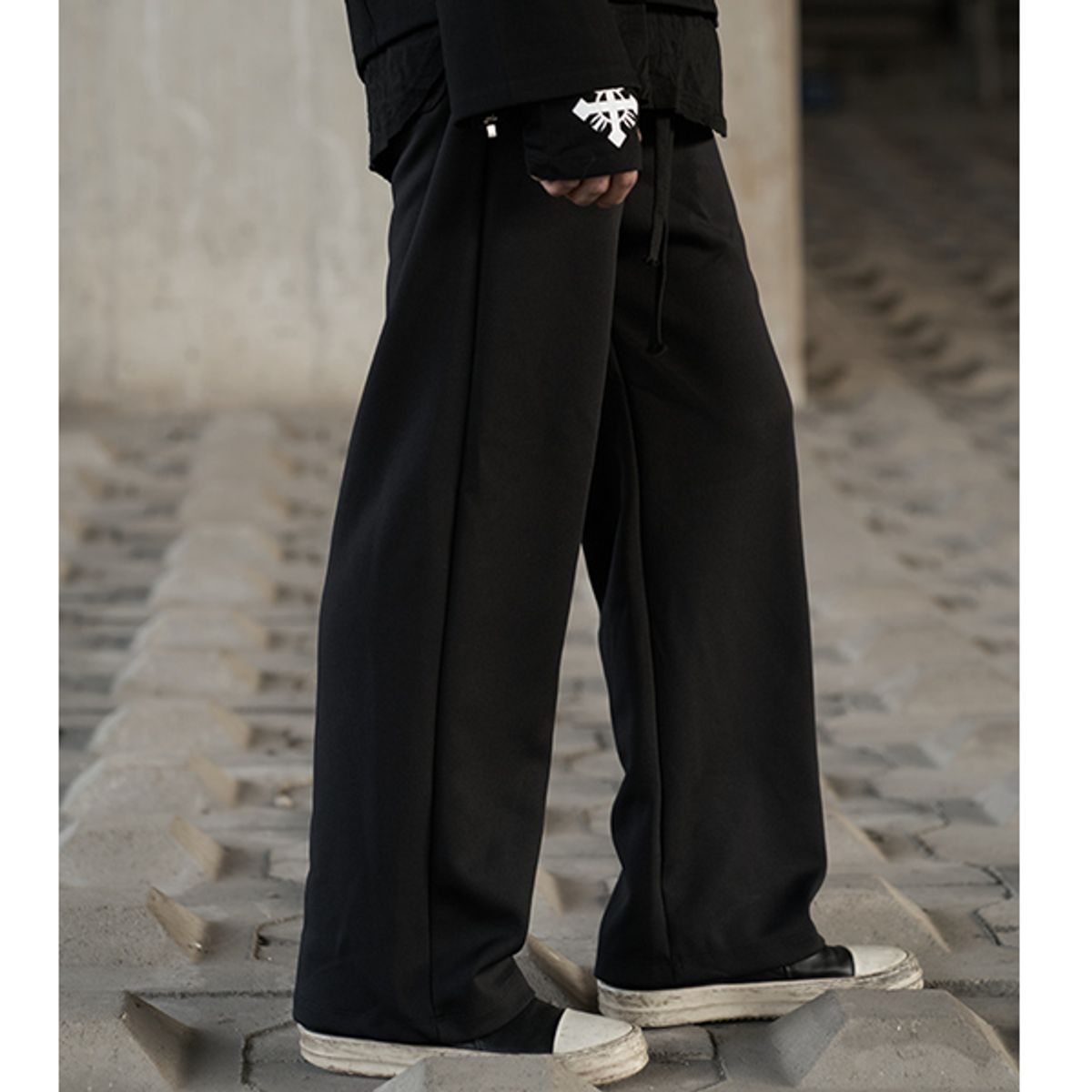 요크민스터(YORKMINSTER) Deathless-009 wide banding slacks