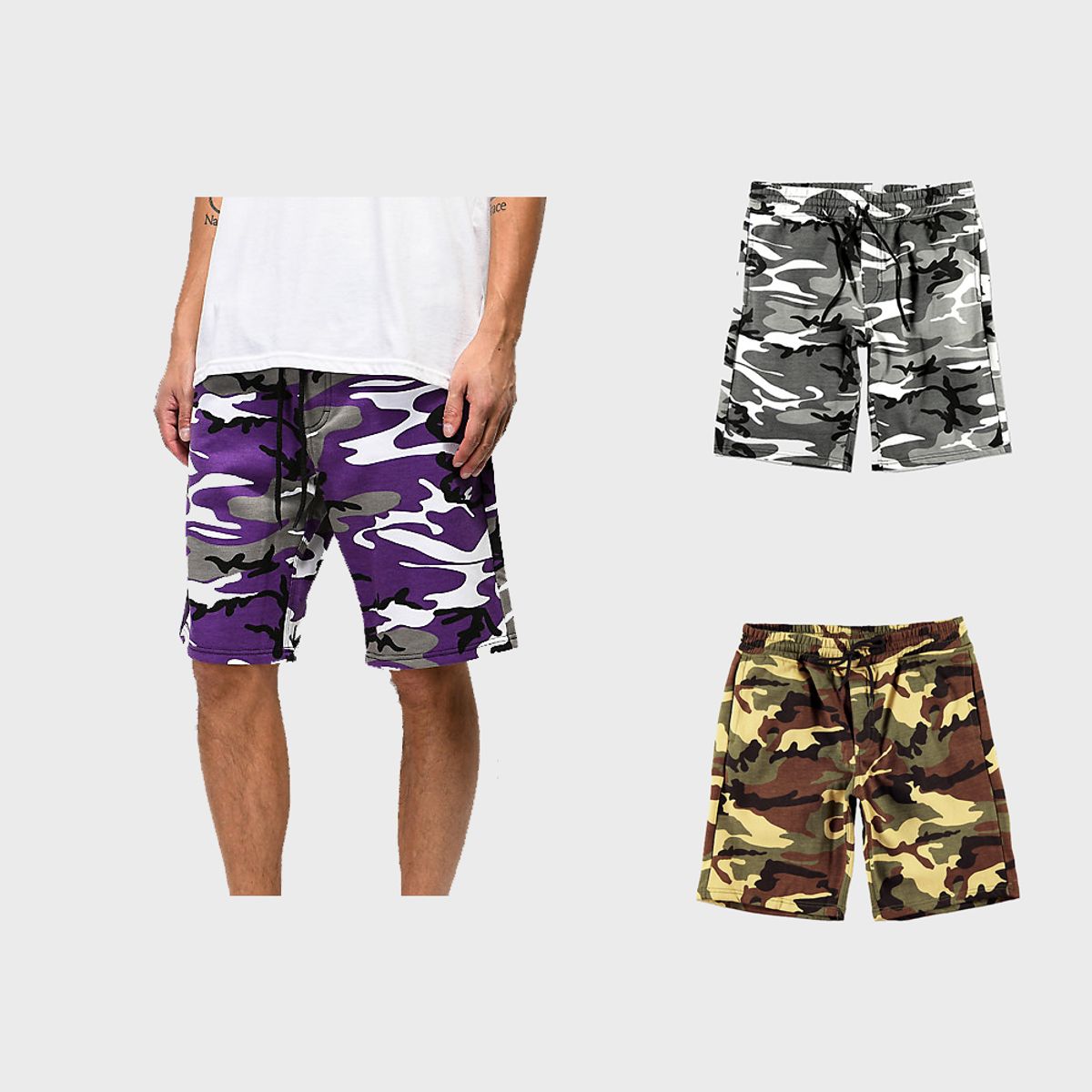 로스코(ROTHCO) 1735 Camo Sweat Shorts 3color