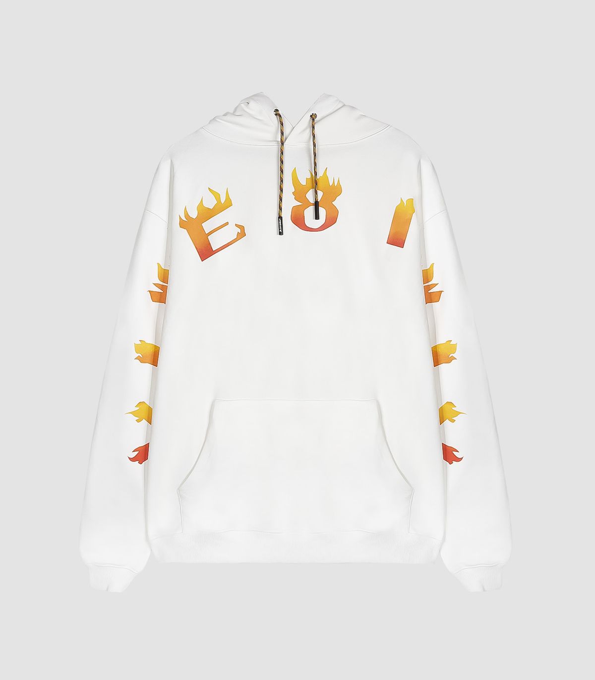 바이브레이트(VIBRATE) VIBE8IGHT ON CHEST HOODIE (WHITE)