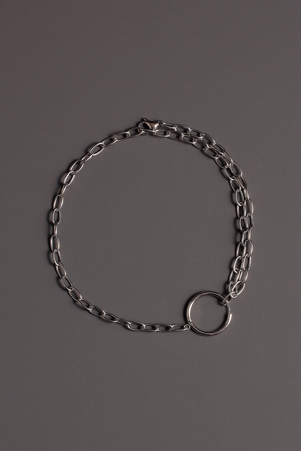 모드곤(MODGONE) Ice bold chain choker necklace
