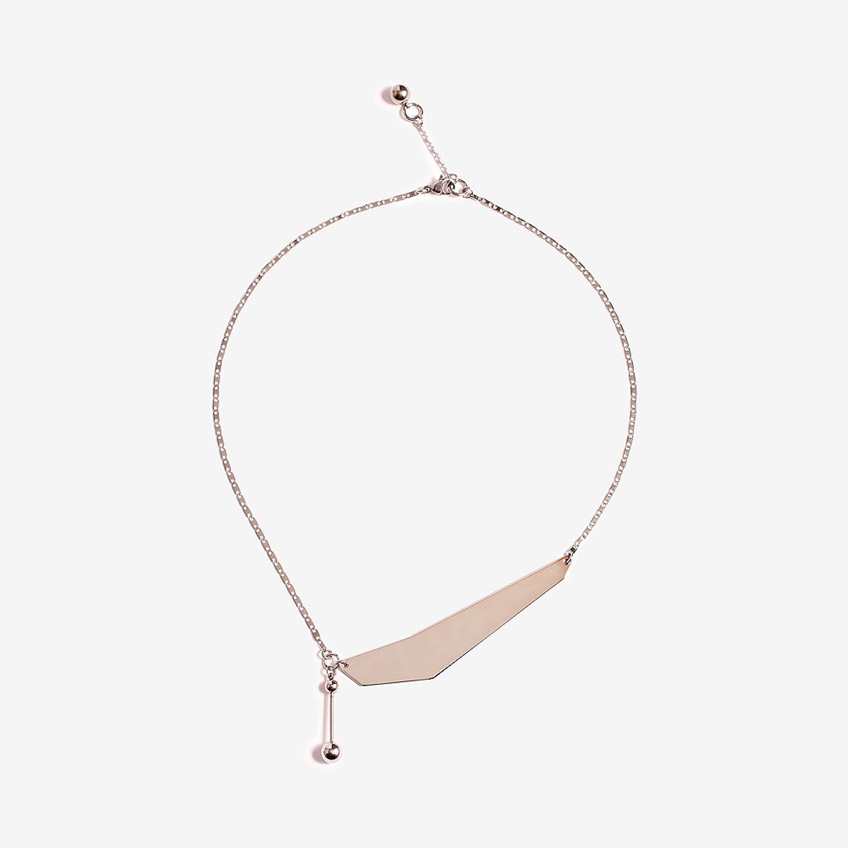 모드곤(MODGONE) The tip of an iceberg & water drop necklace