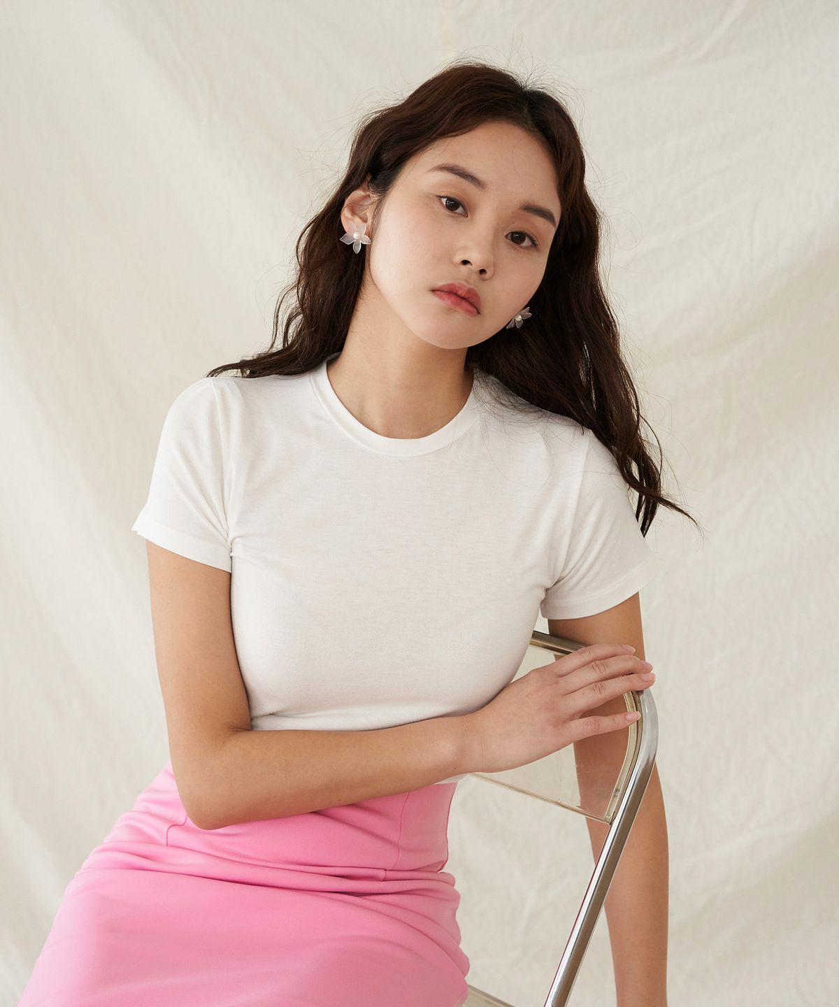 리올그(REORG) BASIC T-SHIRTS WHITE