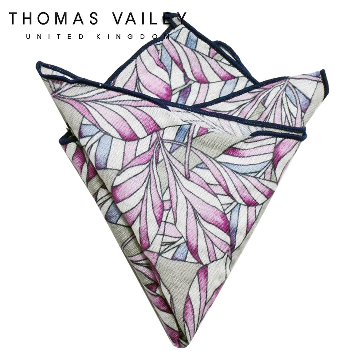 토마스 베일리(THOMAS VAILEY) 행커치프 - 보태니컬 핑크