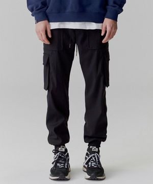 Cargo Jogger Slacks Pants - Black