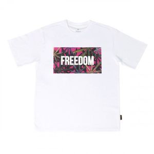M17105 M. T-shirt. Weed PP White