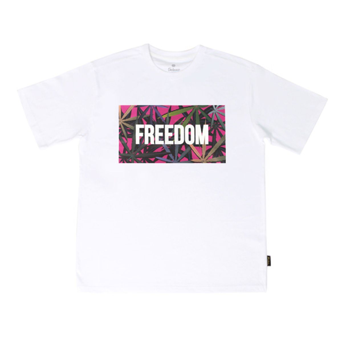 츄바스코(CHUBASCO) M17105 M. T-shirt. Weed PP White