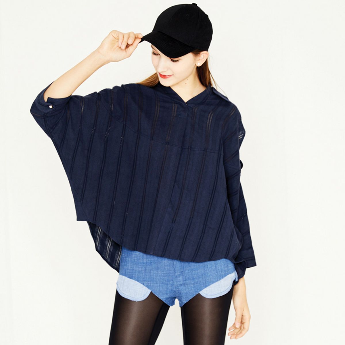 엔오티(NOT) STINGRAY STRIPE BLOUSE (2color)