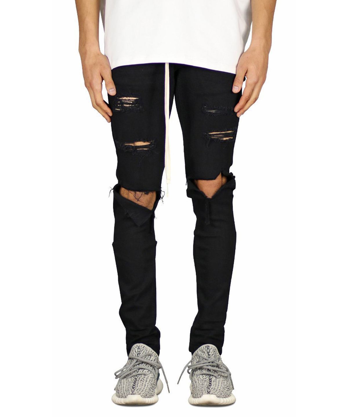 하이퍼 데님(HYPER DENIM) 젯 블랙 무파 진