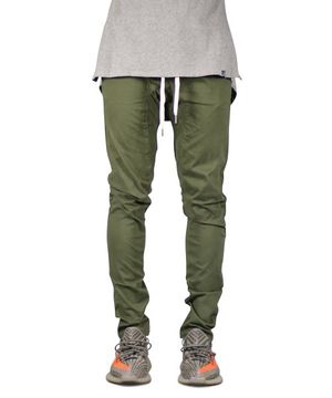 올리브 드롭 크로치 팬츠