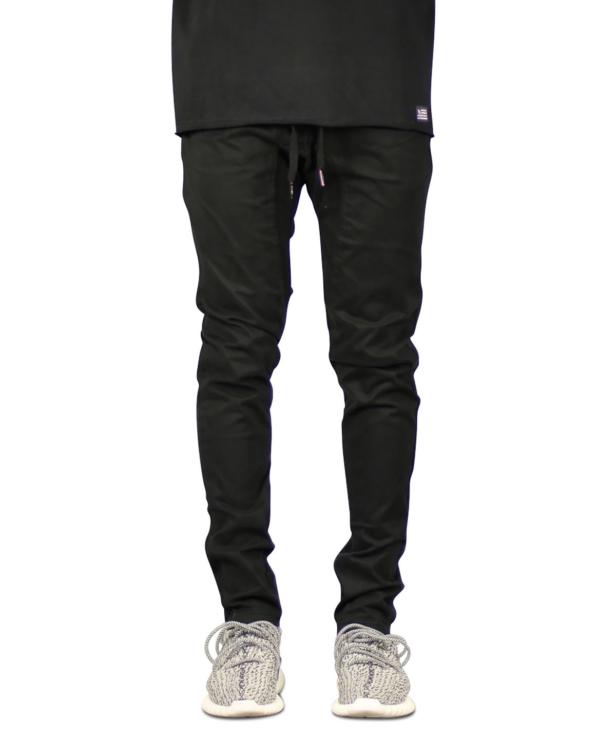 하이퍼 데님(HYPER DENIM) 블랙 드롭 크로치 팬츠