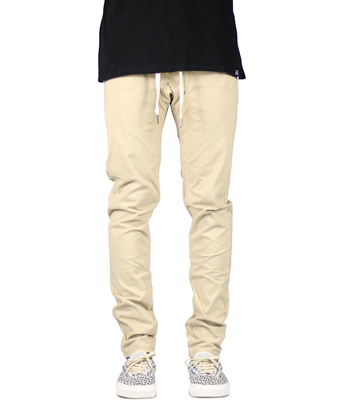 하이퍼 데님(HYPER DENIM) 카키 드롭 크로치 팬츠