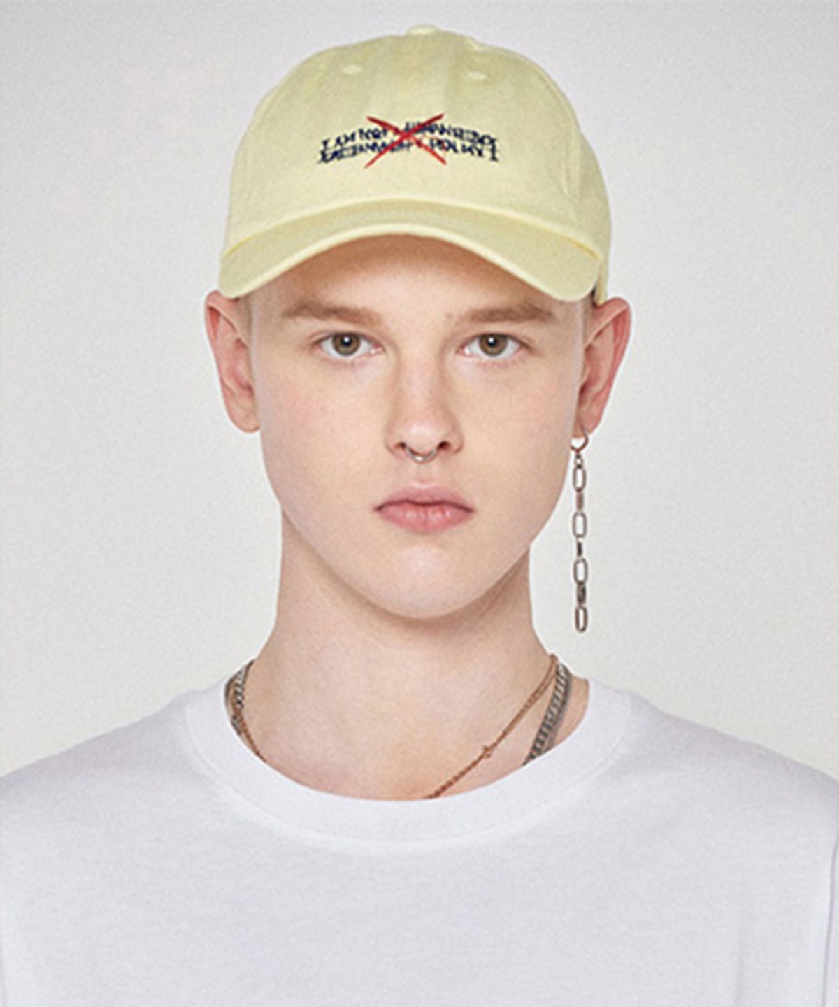 아임낫어휴먼비잉(I AM NOT A HUMAN BEING) Gotthem Cap - LIGHT YELLOW